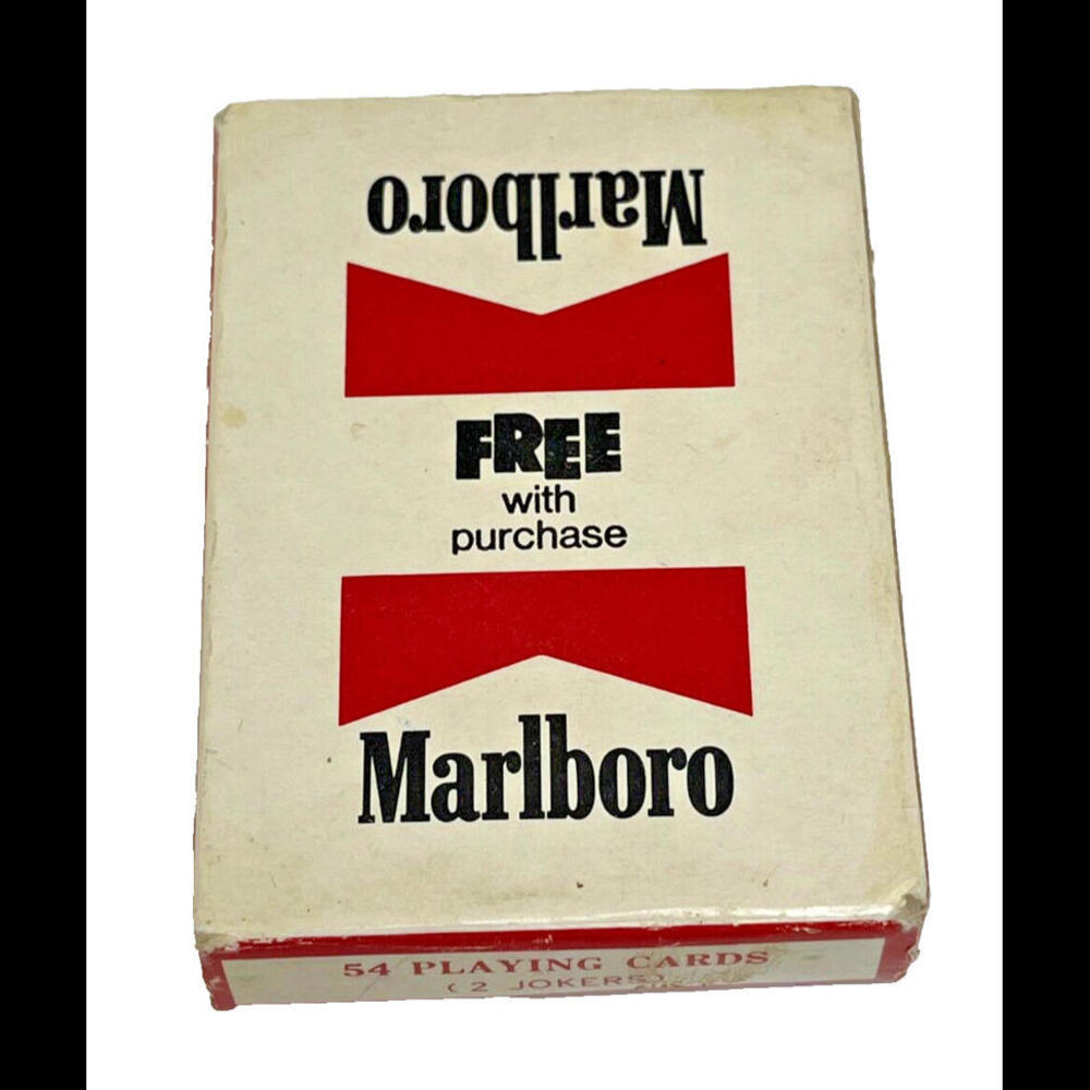 Marlboro Playing Cards Free With Purchase Made in Hong Kong